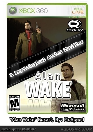 Alan Wake box cover