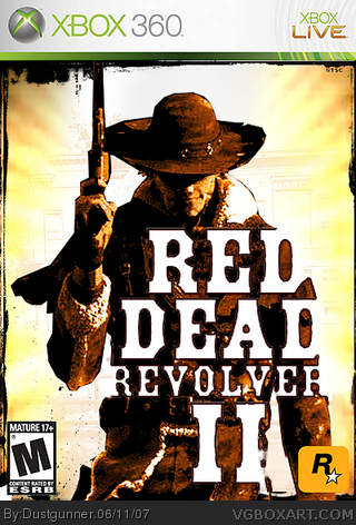Red Dead Revolver II box cover