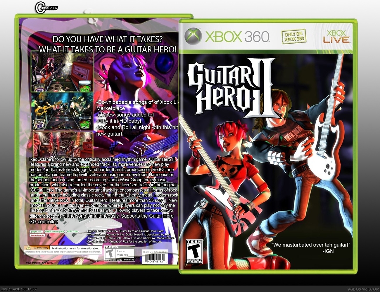 Guitar Hero II box cover