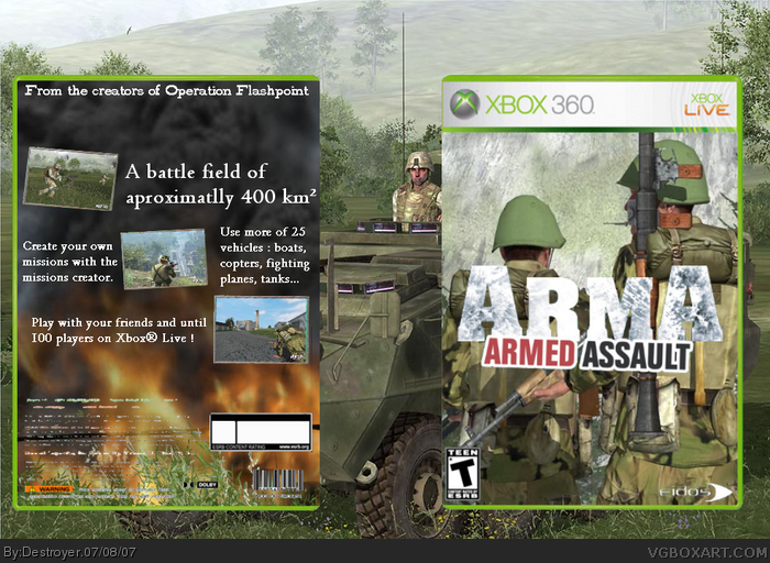 ARMA : Armed Assault box art cover