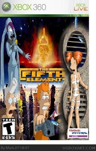 Futurama The Fifth Element box cover