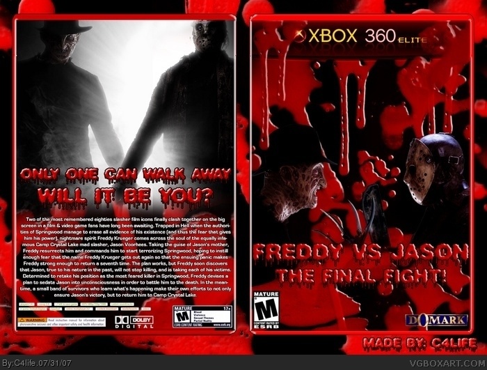 Freddy VS Jason box art cover