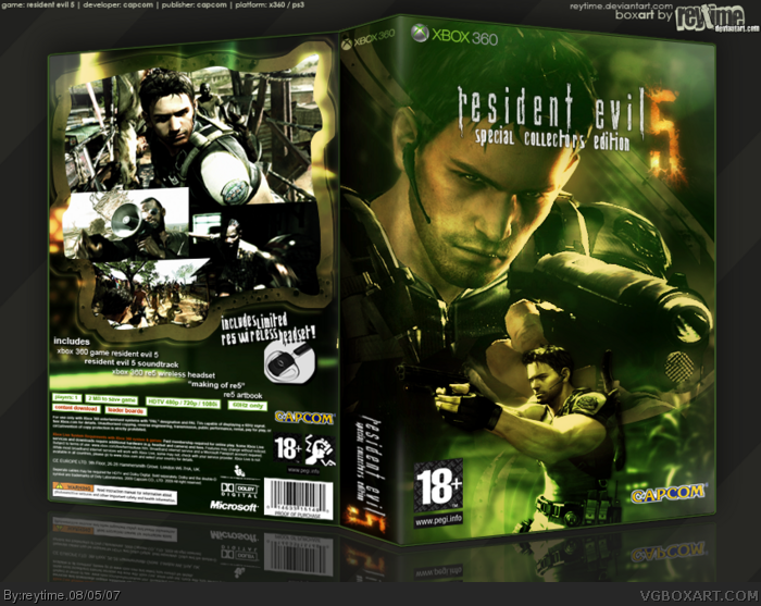 Resident Evil 5 Collector's Edition box art cover