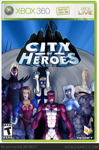 City of Heroes box cover