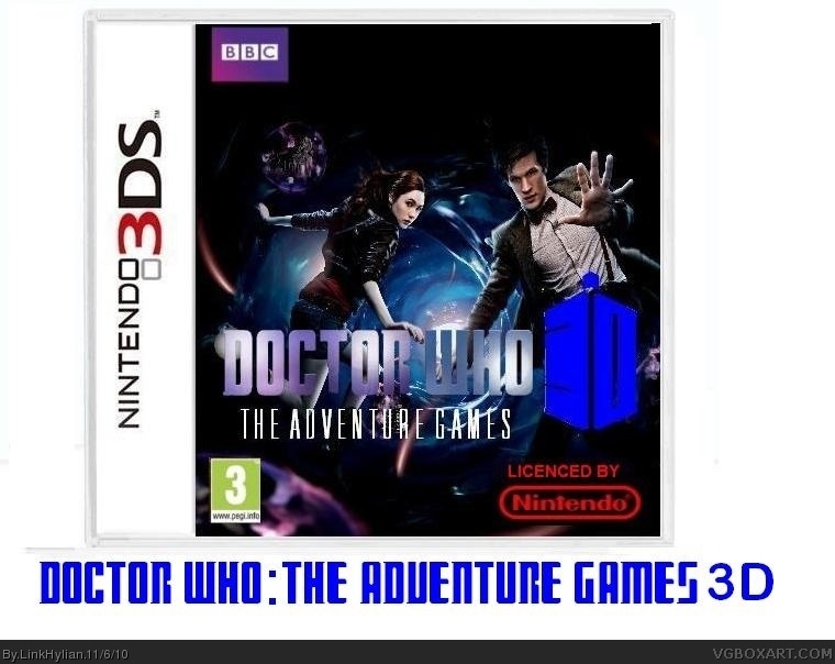 Doctor Who:The Adventure Games 3D box cover