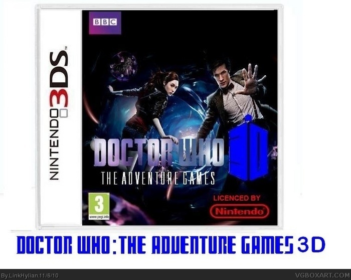 Doctor Who:The Adventure Games 3D box art cover