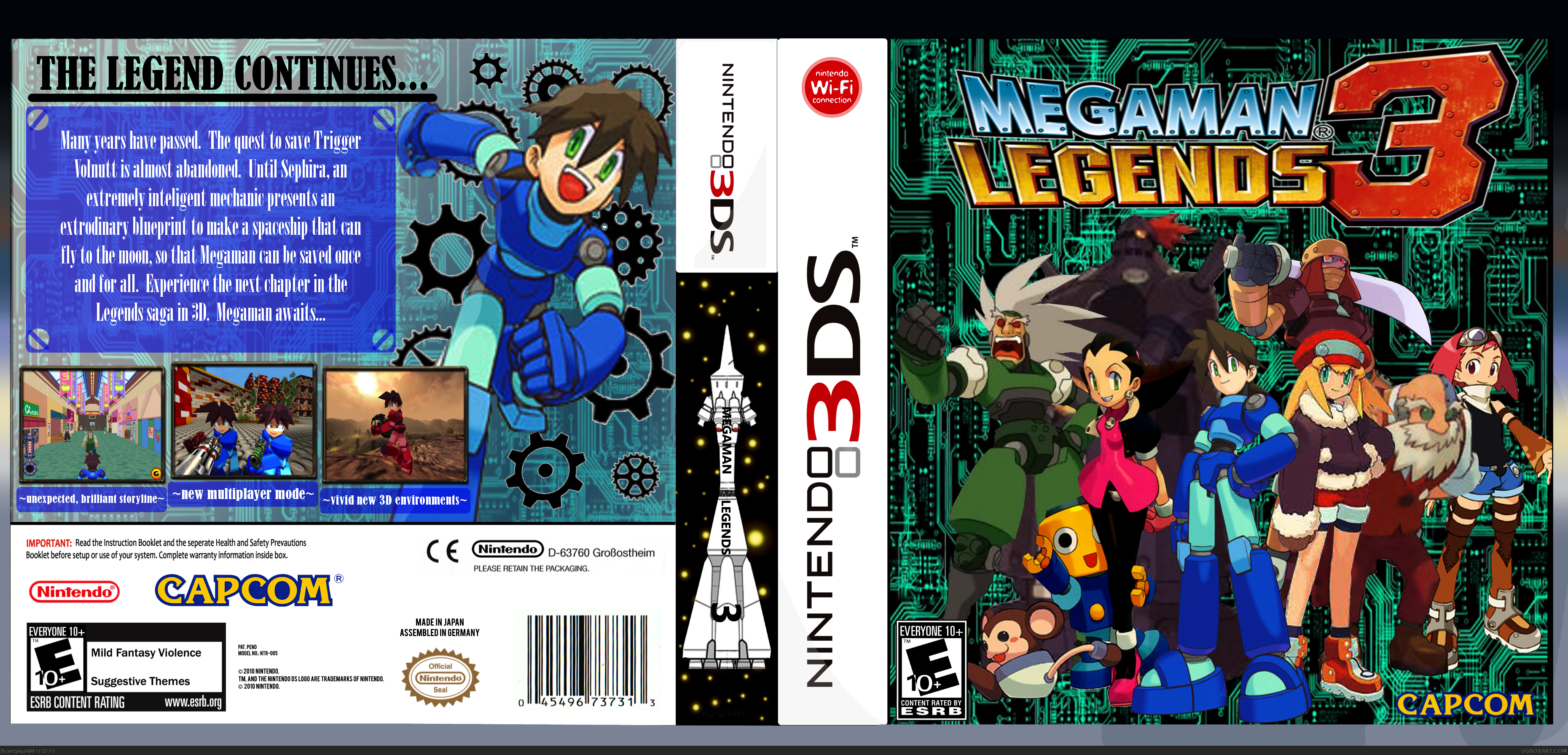 Megaman Legends 3 box cover