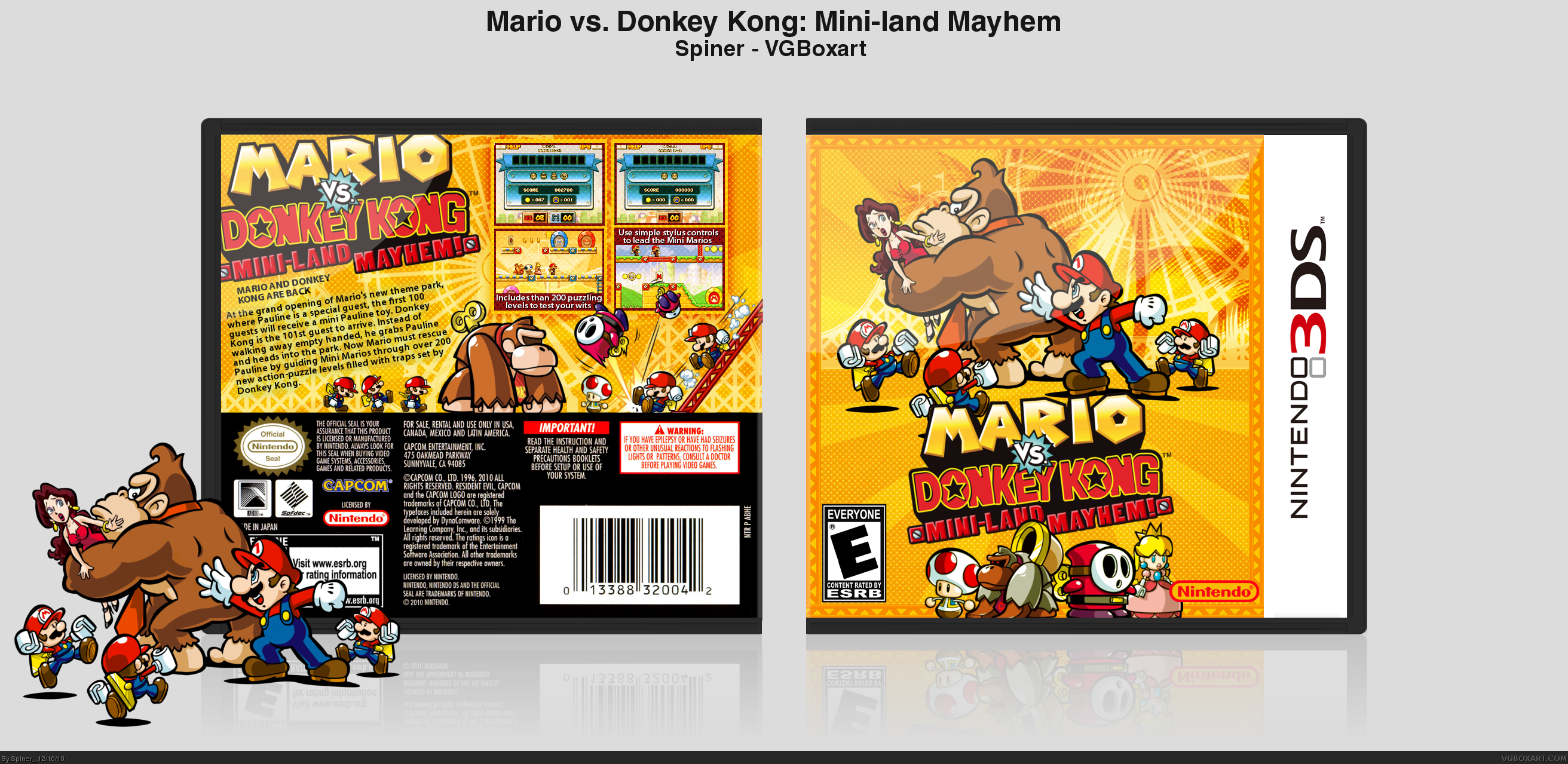 Mario vs. Donkey Kong: Mini-Land Mayhem! box cover