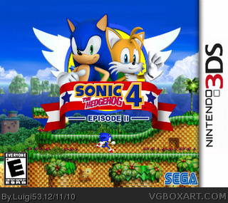 Sonic The Hedgehog 4 Episode 2 box cover