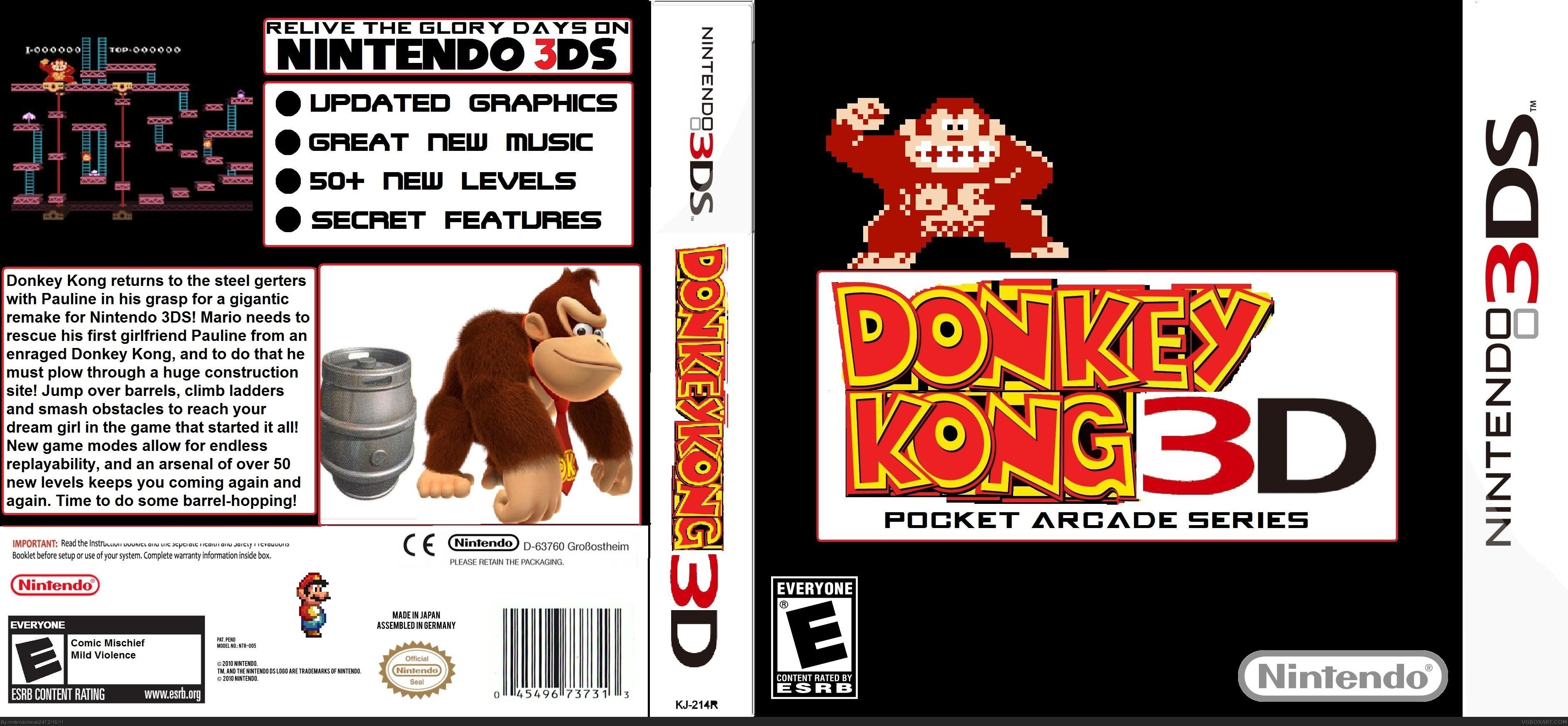 Donkey Kong: 3D Edition box cover