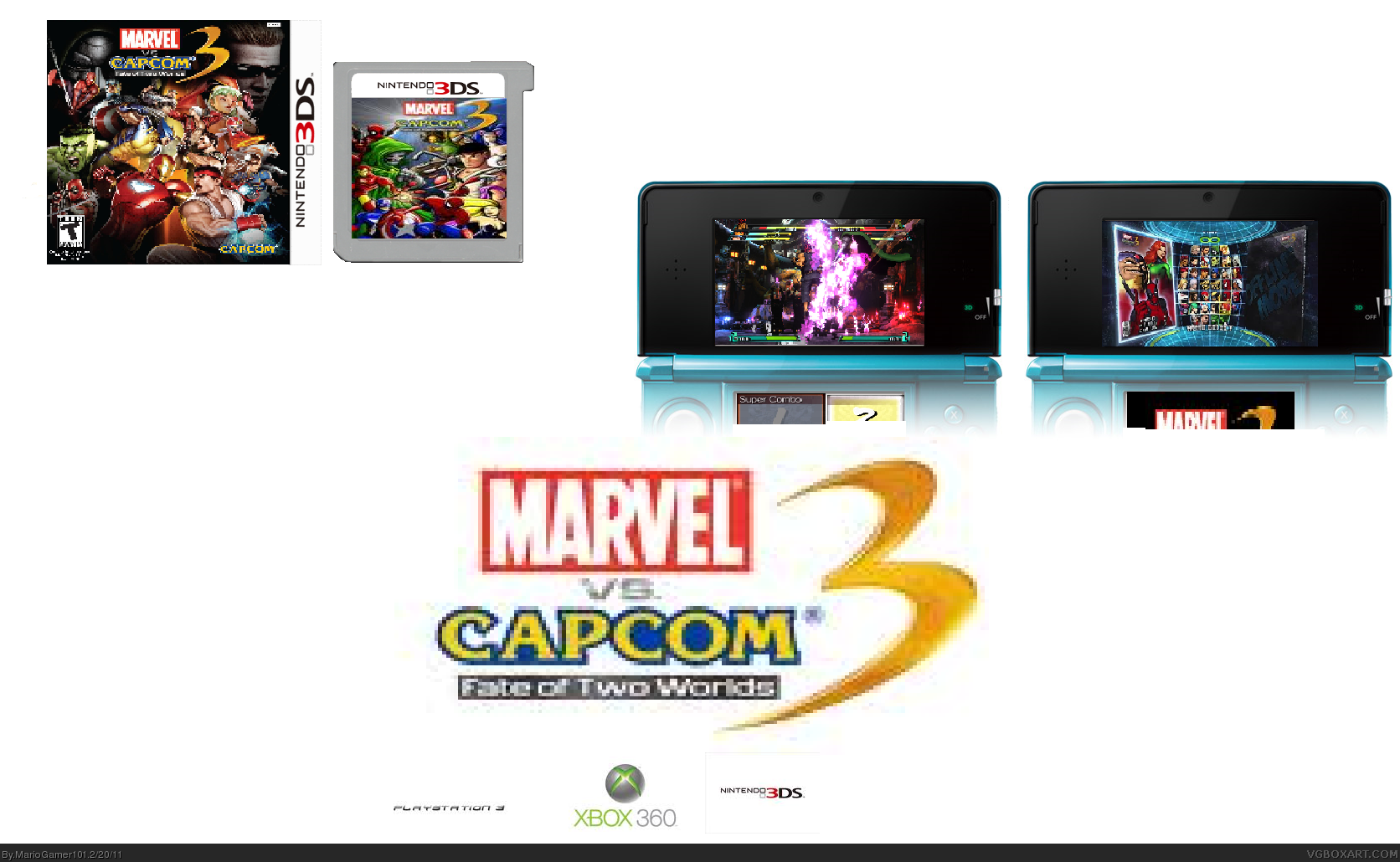 Marvel vs Capcom 3 box cover