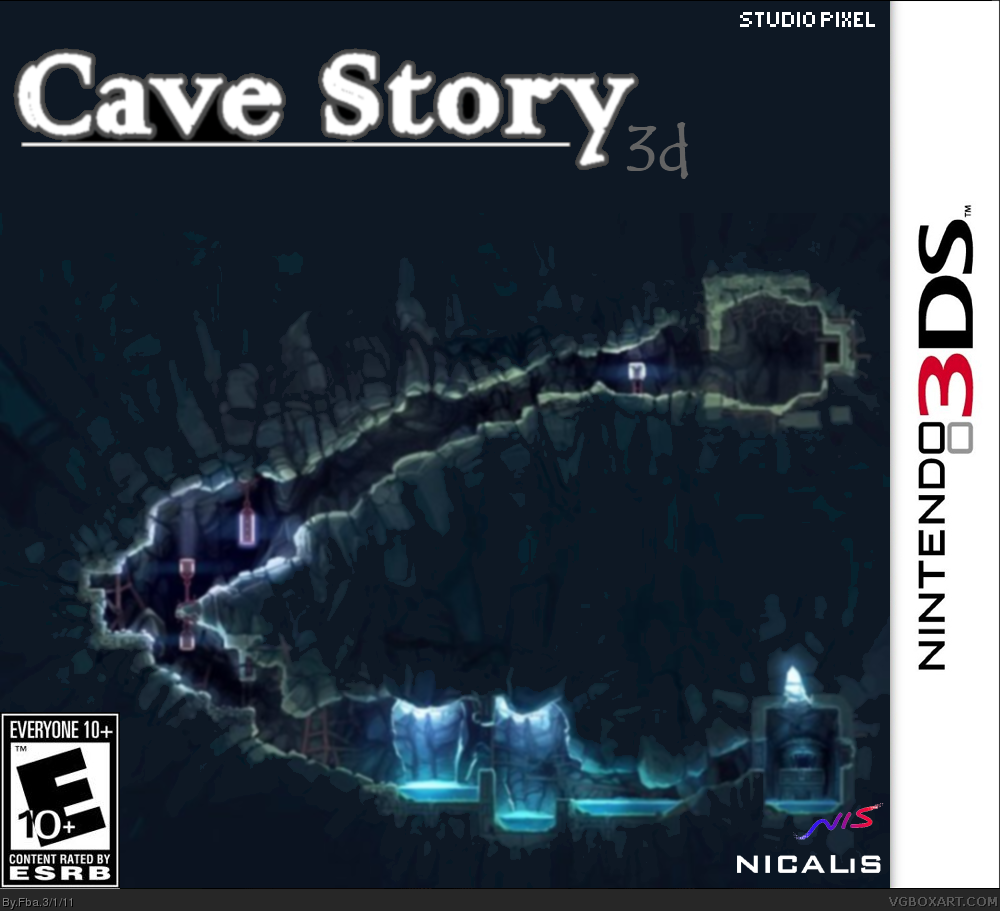 Cave Story 3D box cover
