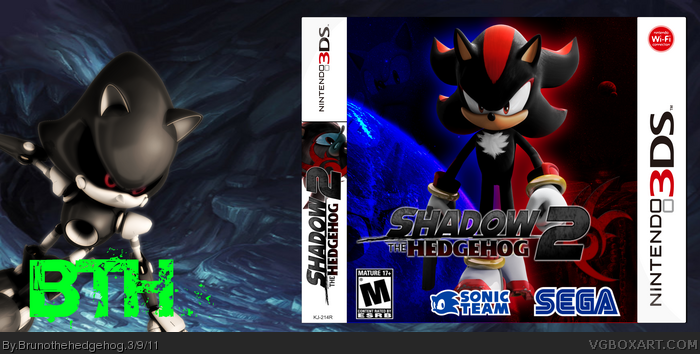 Shadow the Hedgehog  2 box art cover