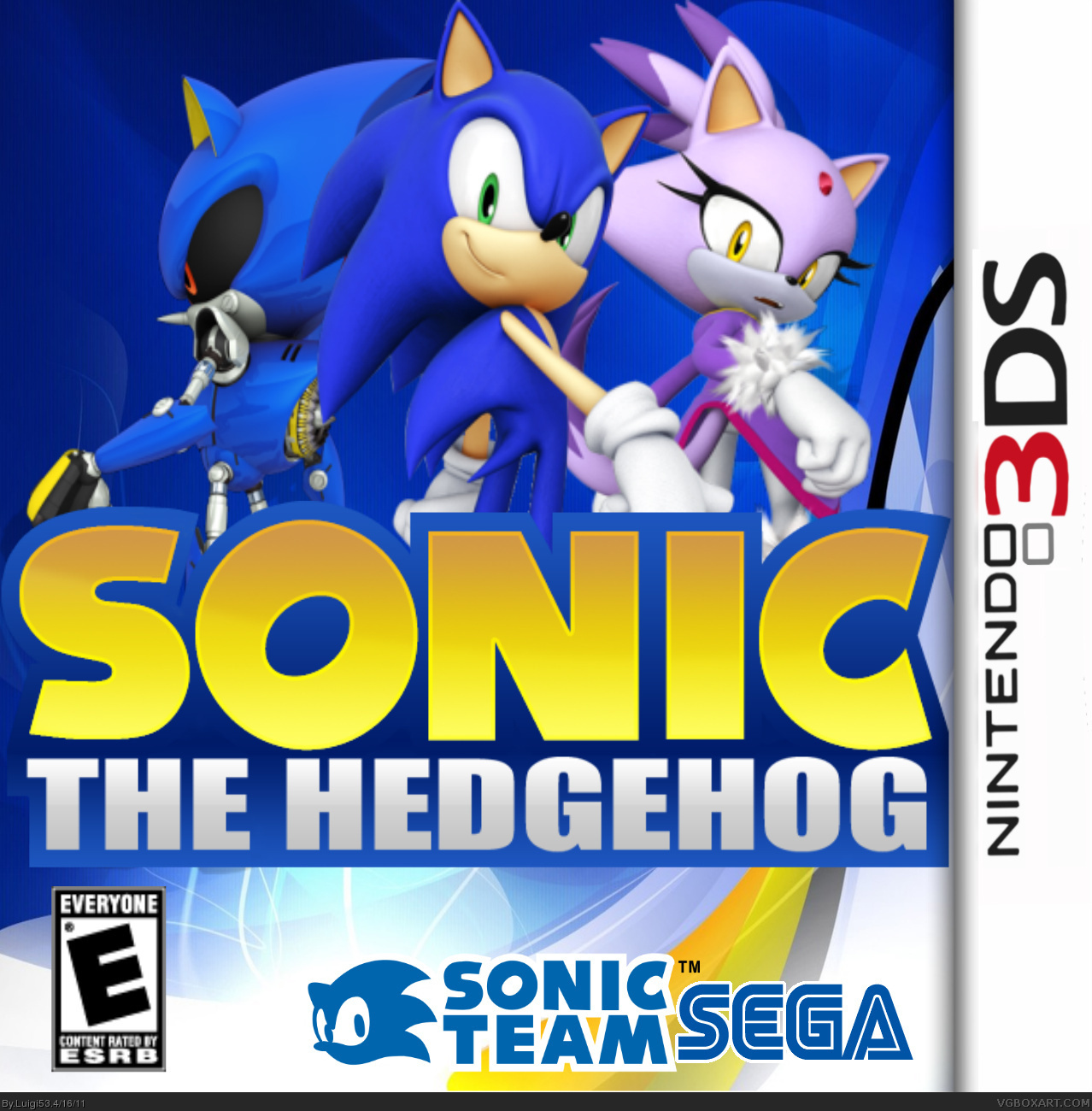 Sonic The Hedgehog box cover
