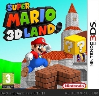 Super Mario 3D Land box art cover