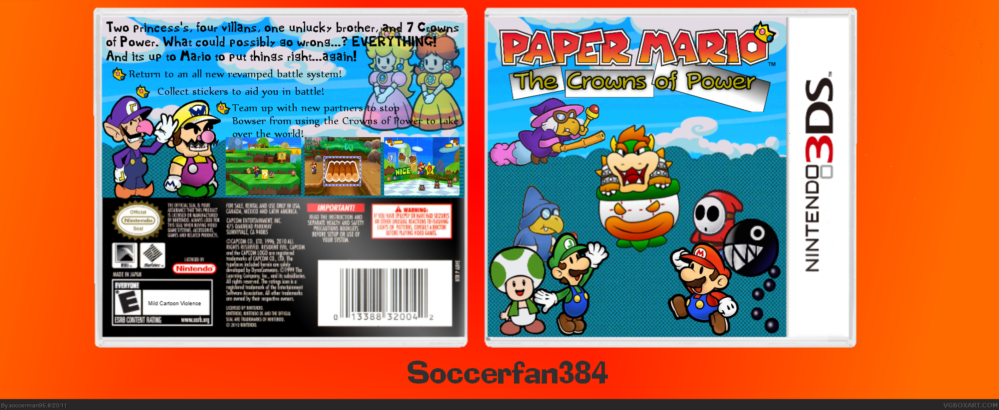 Paper Mario: The Crowns of Power box cover
