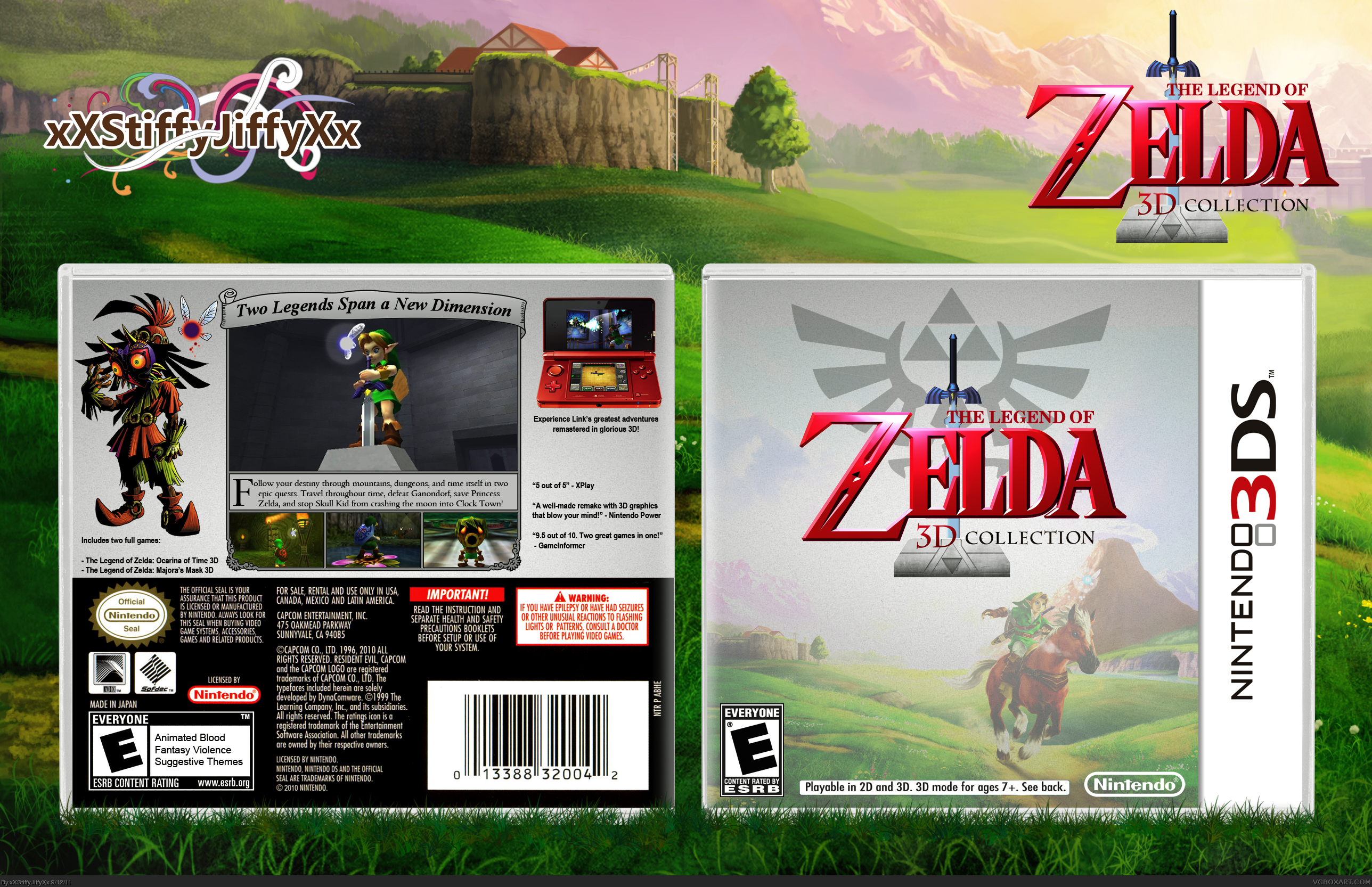 The Legend of Zelda: 3D Collection box cover