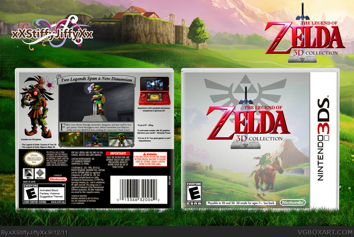 The Legend of Zelda: 3D Collection box art cover
