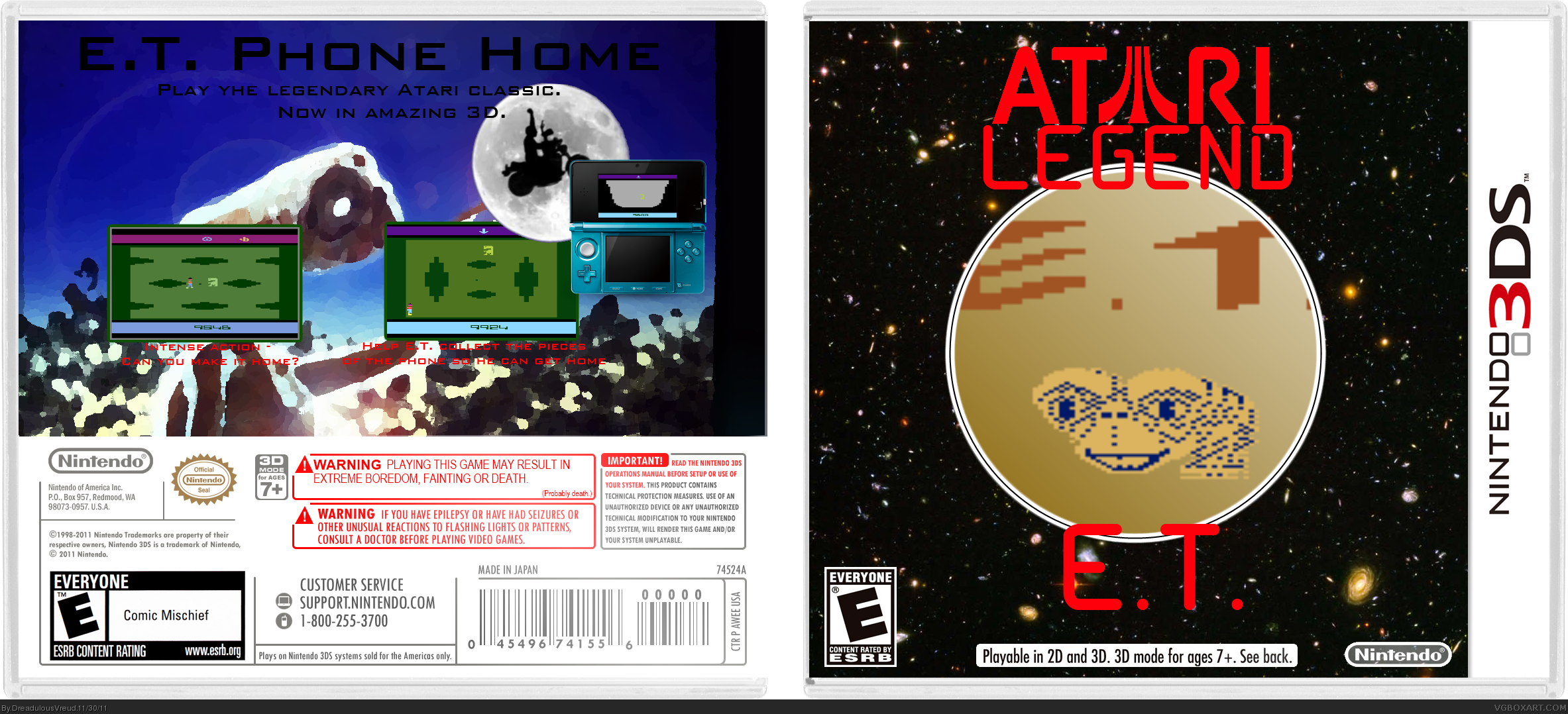Atari Legends: E.T. box cover
