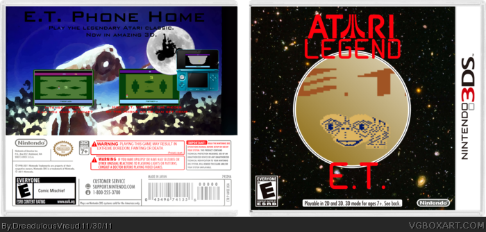 Atari Legends: E.T. box art cover