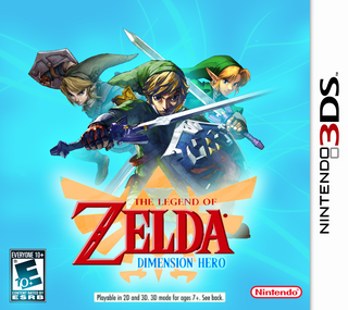 The Legend of Zelda: Dimension Hero box art cover