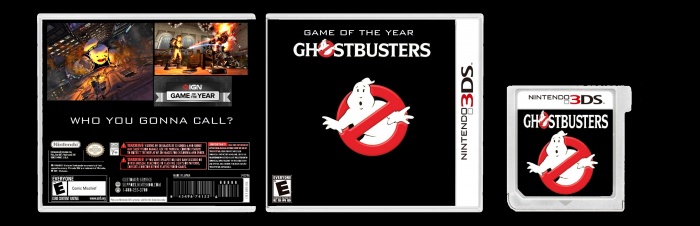 Ghostbusters box art cover