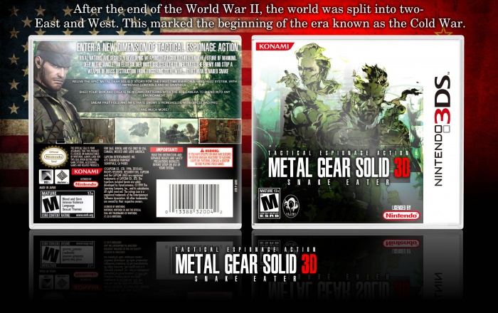 Metal Gear Solid 3D: Snake Eater box art cover