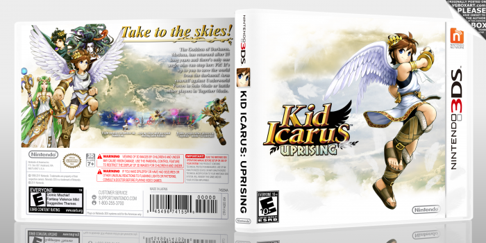 Kid Icarus: Uprising box art cover