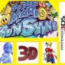 Super Mario Sunshine 3D Box Art Cover
