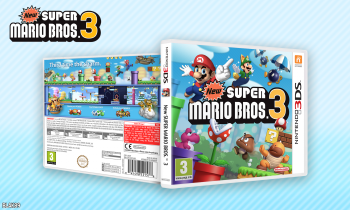 New Super Mario Bros. 3 box art cover