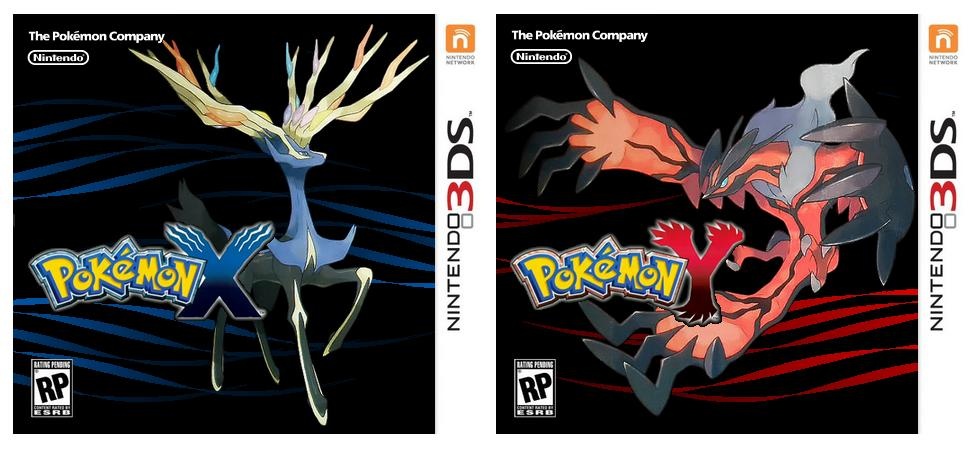 Pokemon X and Pokemon Y box cover
