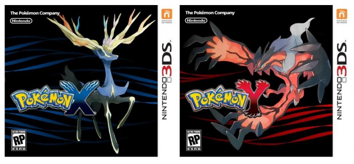 Pokemon X and Pokemon Y box art cover
