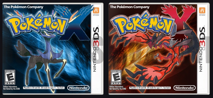 Pokemon X and Y box cover