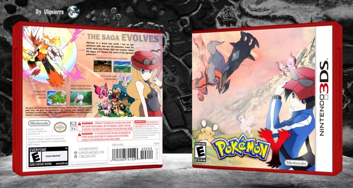 Pokemon Y box art cover