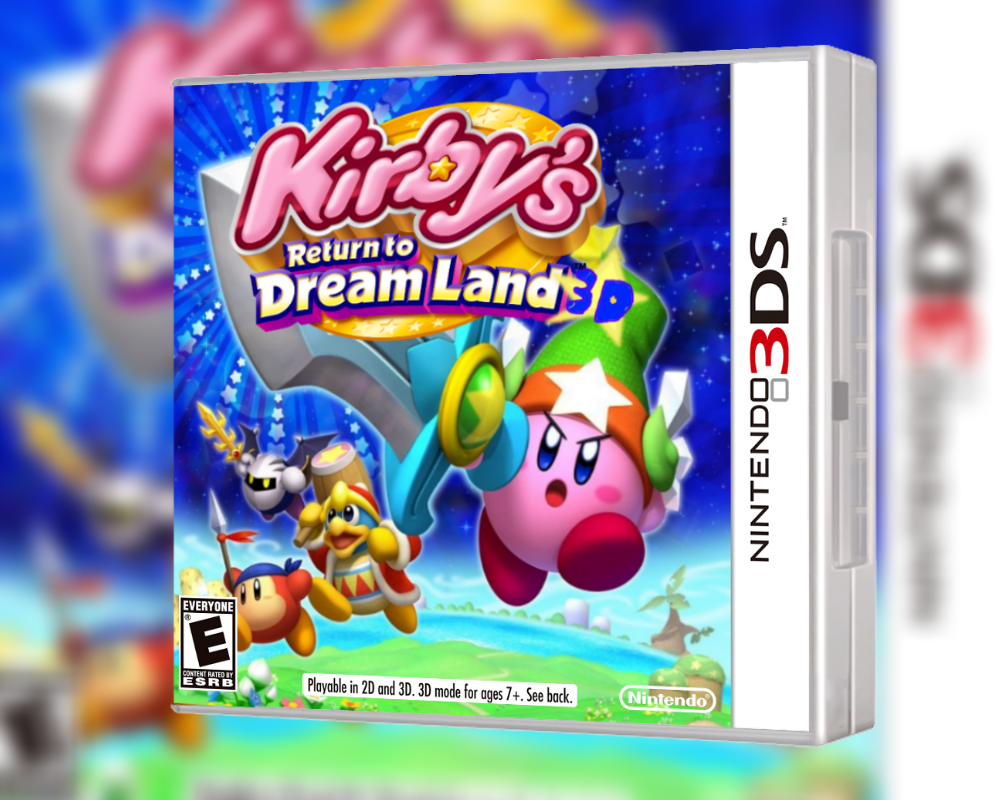 Kirby's Return to Dreamland 3D box cover