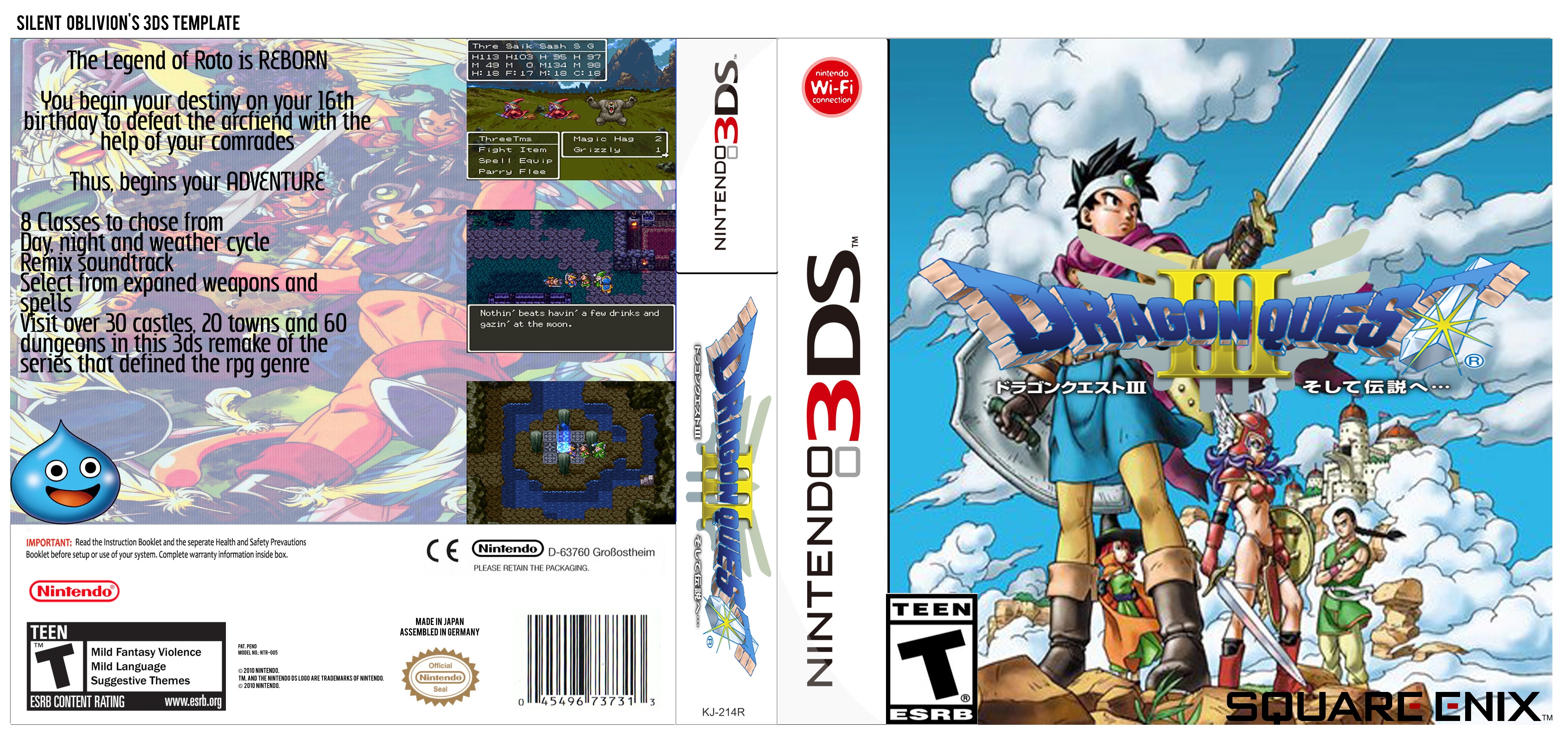 Dragon Quest III box cover