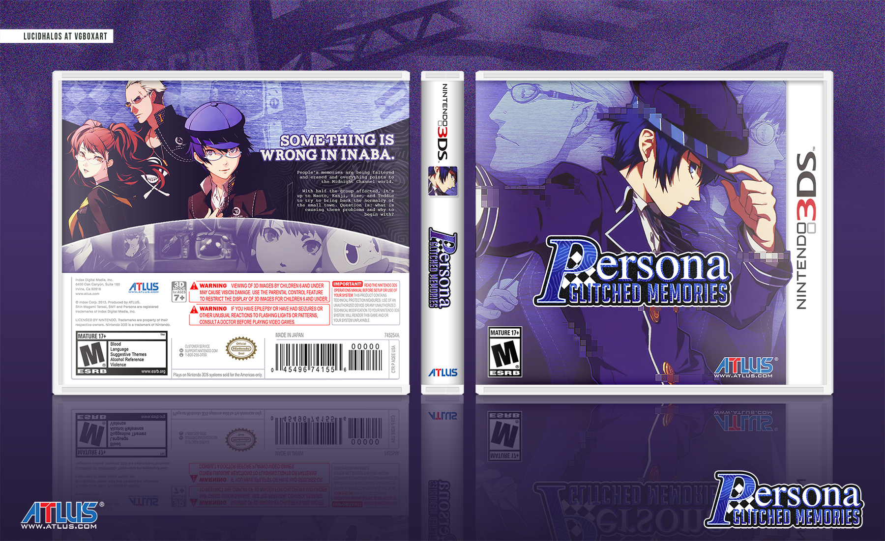 Persona: Glitched Memories box cover