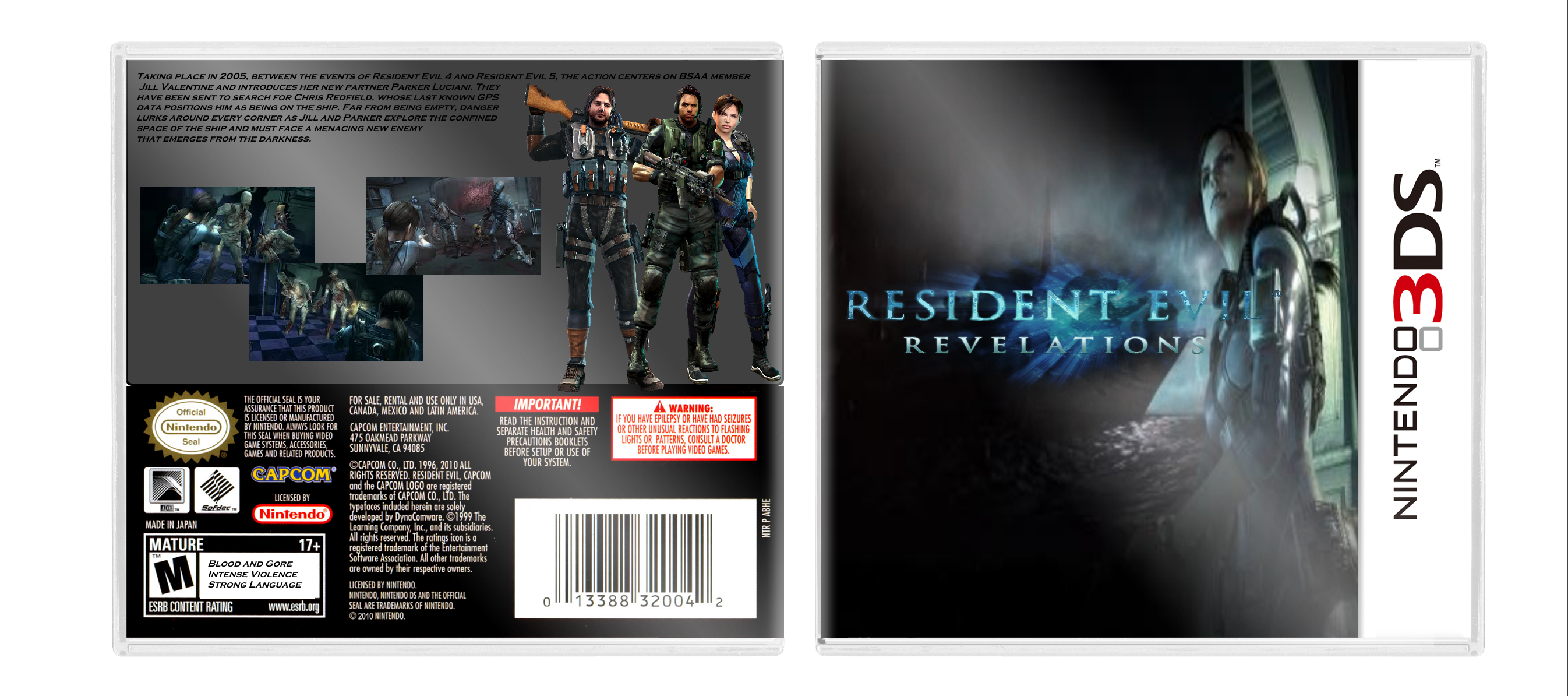 Resident Evil Revelations Mock Box Art box cover