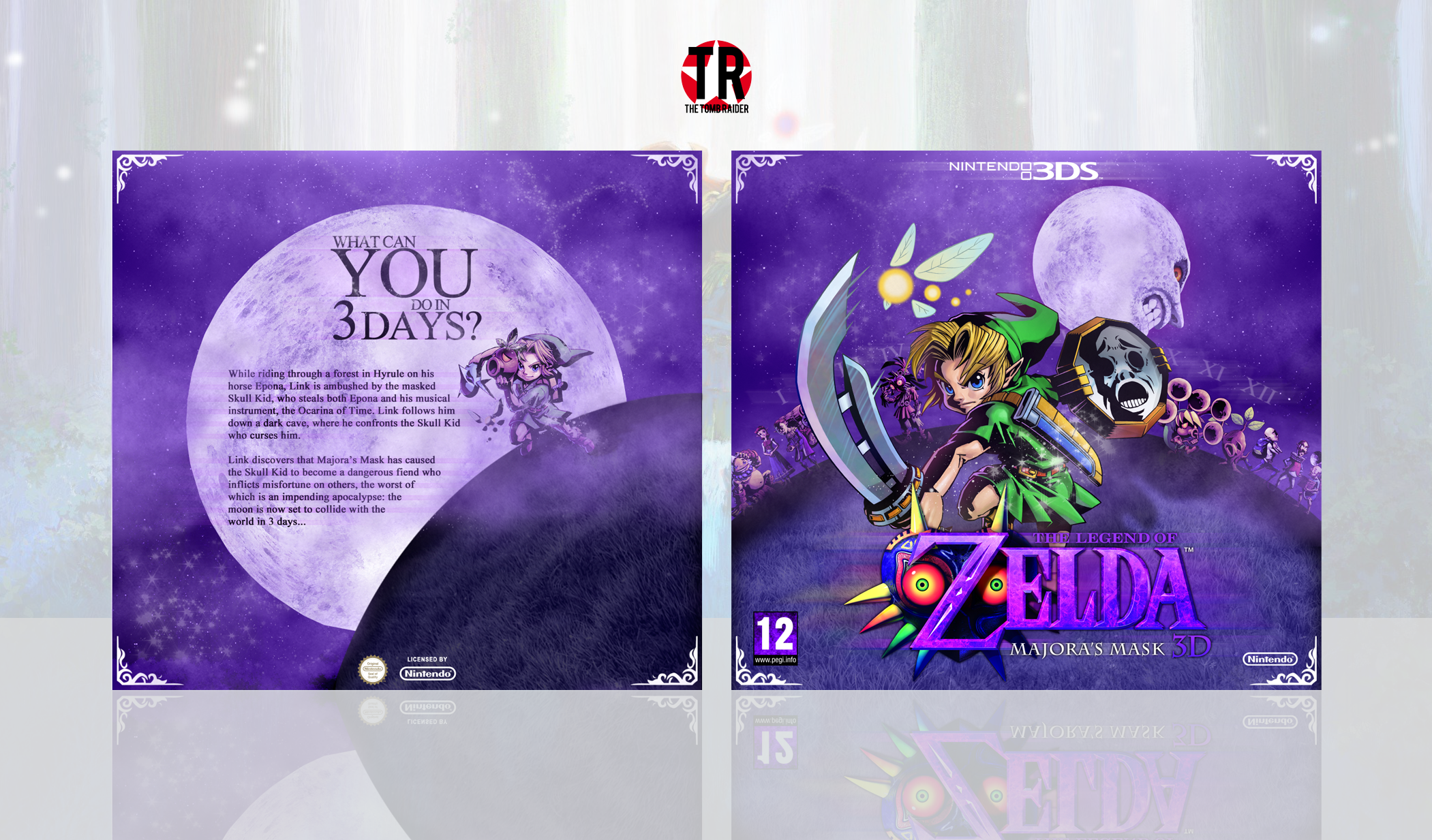 The Legend of Zelda: Majora's Mask 3D box cover
