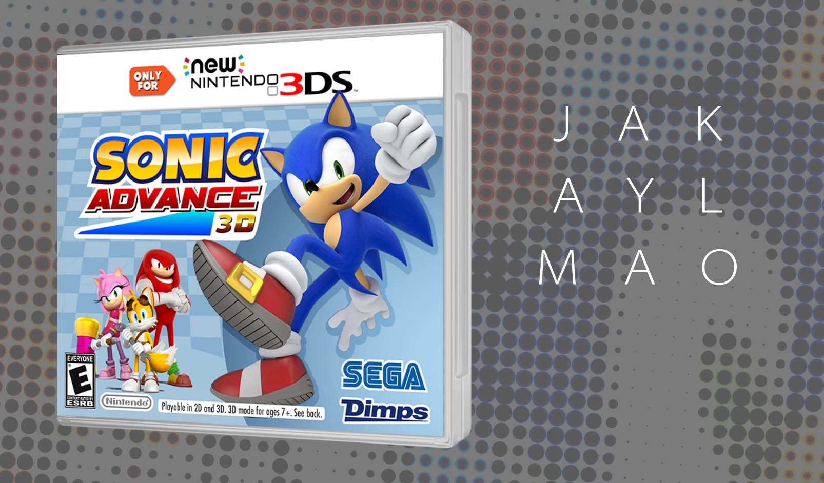 Sonic Advance 3D box cover