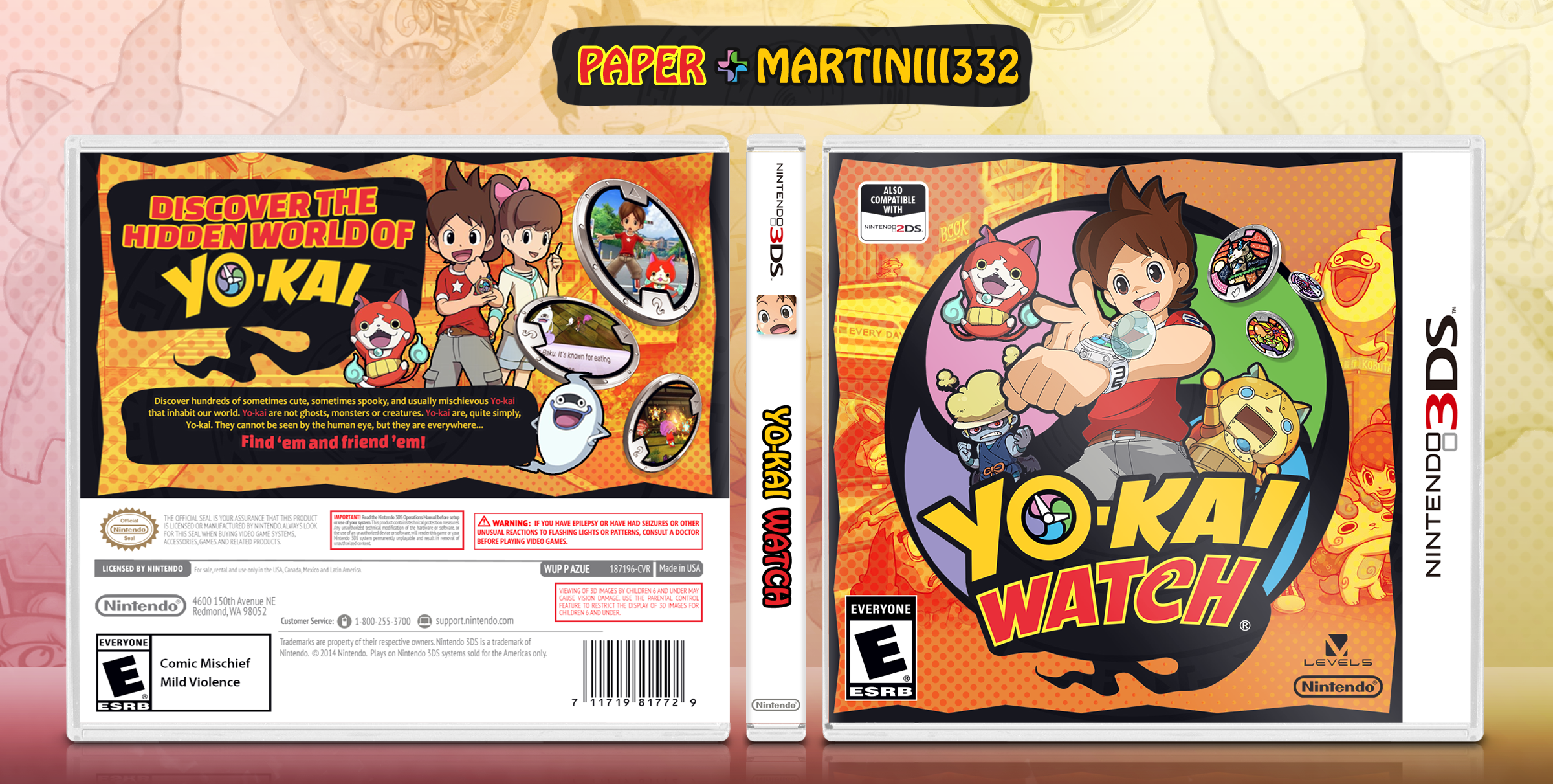 Yo-Kai Watch box cover