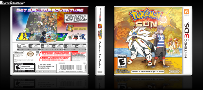 Pokémon: Sun Version box art cover