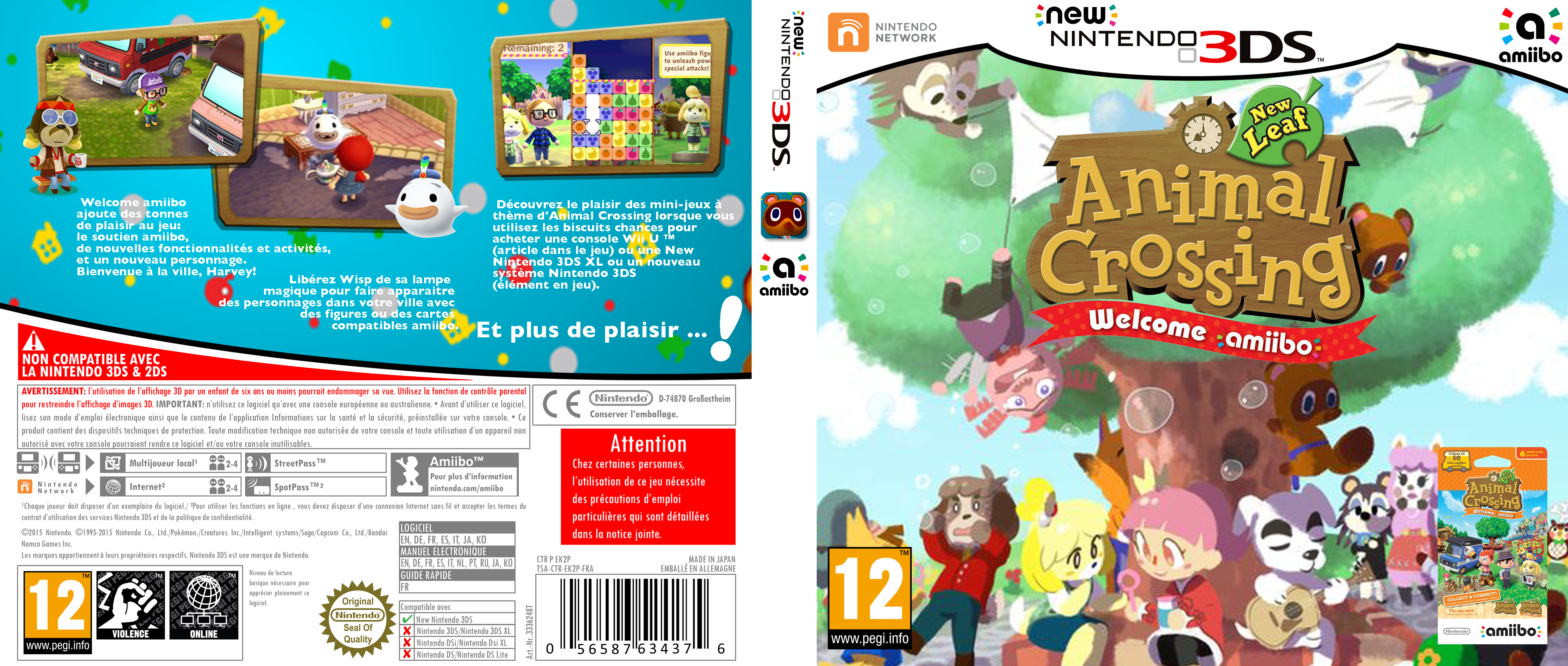 Animal Crossing : Welcome Amiibo box cover