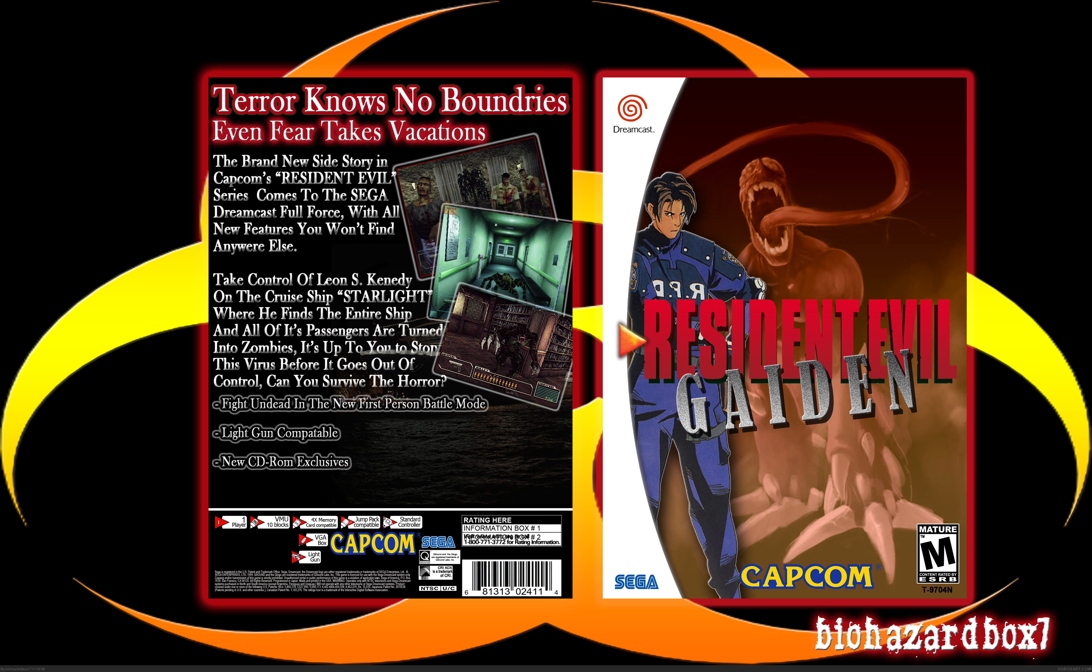 Resident Evil Gaiden box cover