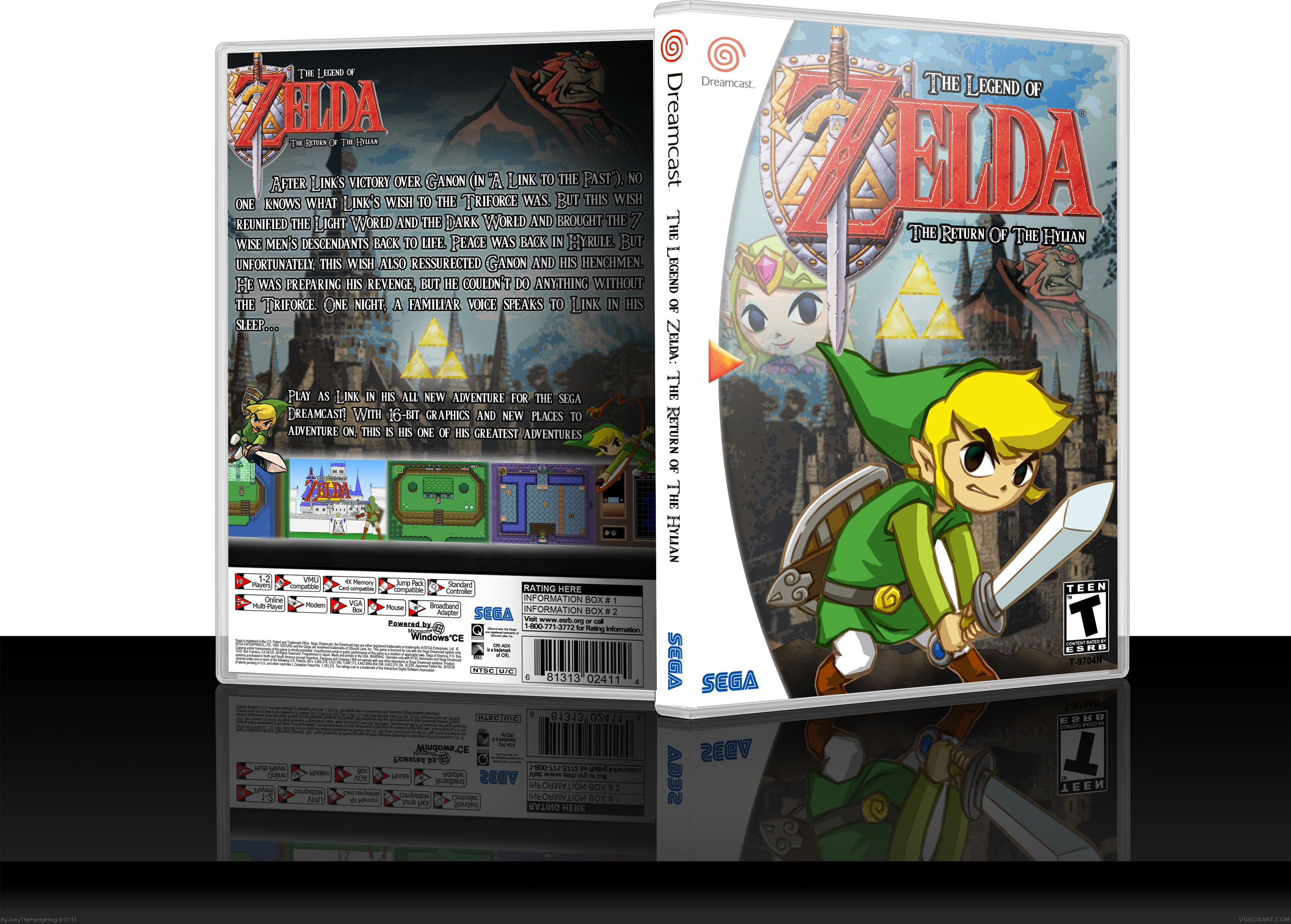 The Legend of Zelda: The Return Of The Hylian box cover