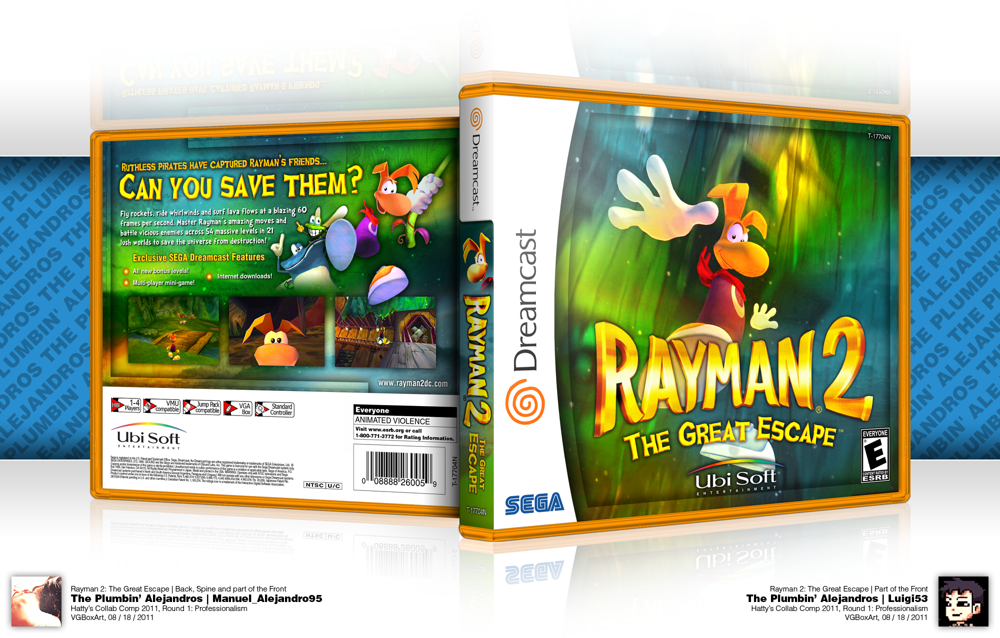 Rayman 2: The Great Escape box cover