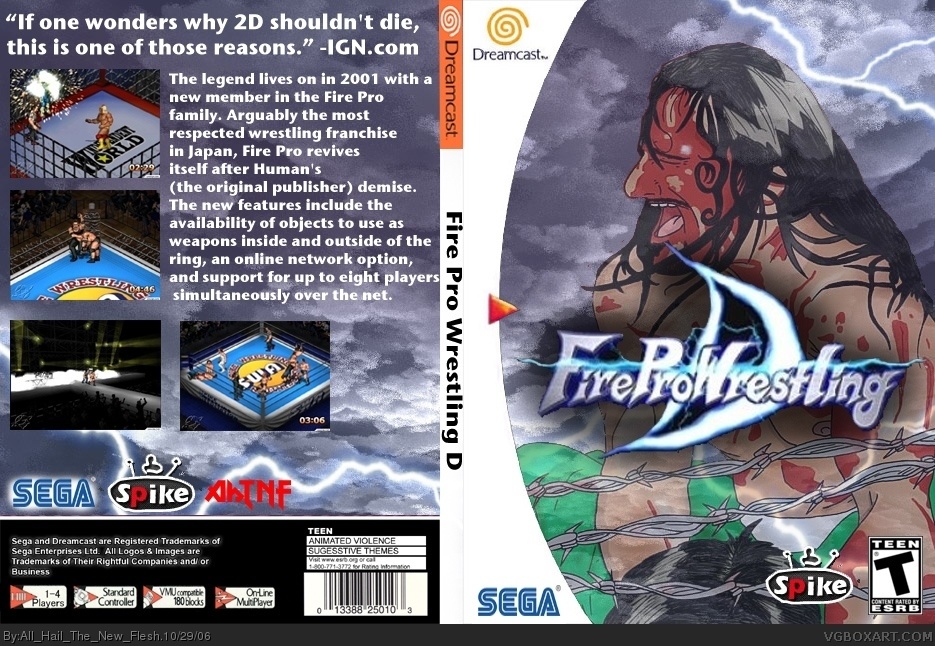 Fire Pro Wrestling D box cover