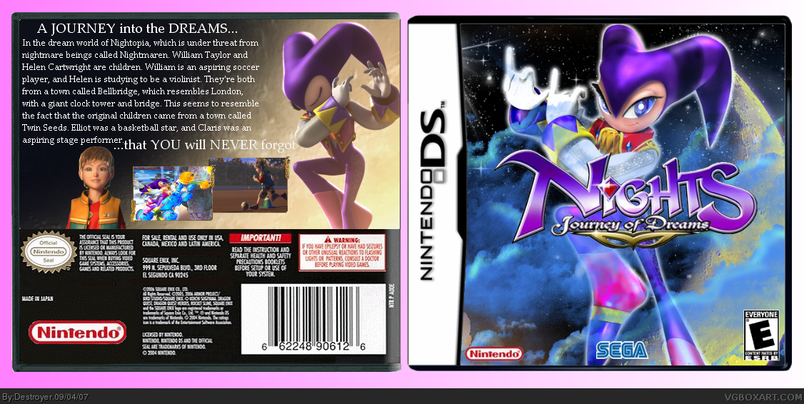 Nights : Journey of Dreams box cover