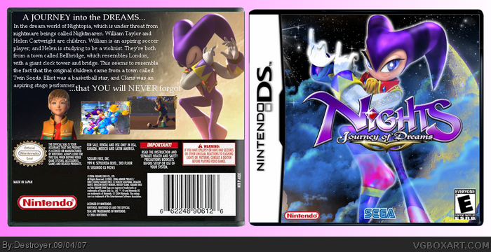 Nights : Journey of Dreams box art cover
