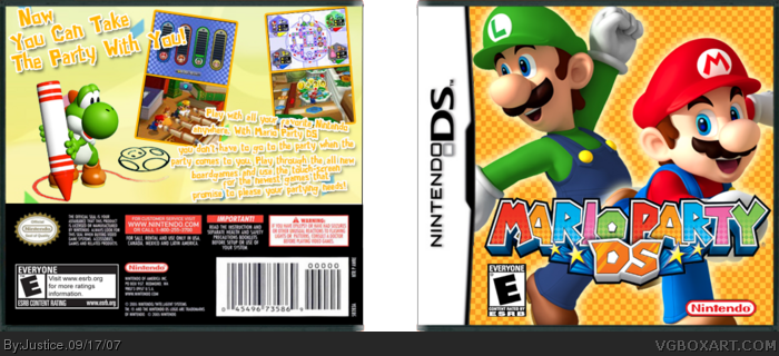 Mario Party DS box art cover